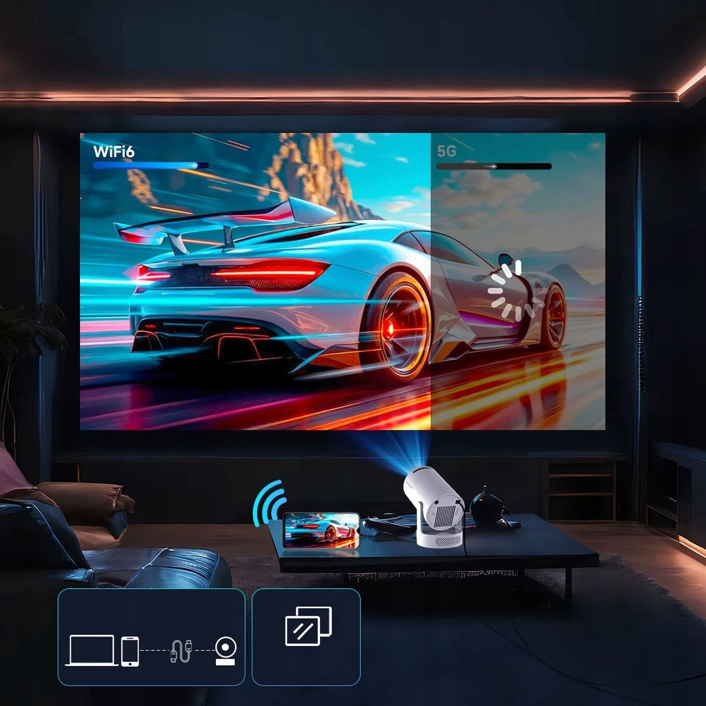 Przenośny Projektor Magcubic HY300 Pro+ 4K Android Biały